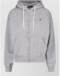 Polo Ralph Lauren - Hooded Sweatshirt Drawstring Hood Front Pockets - Lyst