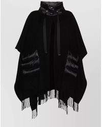 Herno - Wool And Nylon Cape - Lyst