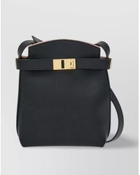 Ferragamo - Hug Pouch Mini Leather Crossbody Bag - Lyst