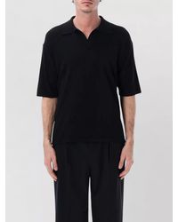 Roberto Collina - Cotton Crepe Relaxed-Fit Short-Sleeve Polo Shirt - Lyst