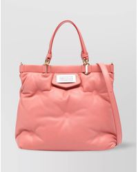 Maison Margiela - Glam Slam Small Leather Tote Bag - Lyst