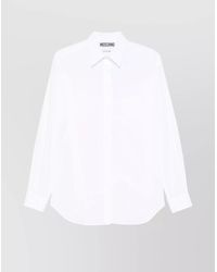 Moschino - Cotton Long-Sleeve Shirt - Lyst