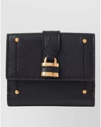 Chloé - Leather Trifold Mini Wallet - Lyst