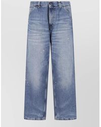 Carhartt - Denim Wide-Leg Straight-Leg Pants - Lyst