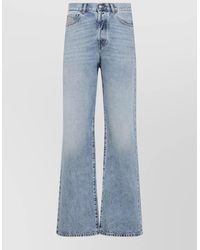 DIESEL - Denim High-Rise Straight-Leg Regular-Fit Jeans - Lyst