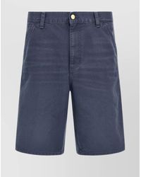 Carhartt - Knee-Length Shorts With Pockets And Belt Loops - Lyst