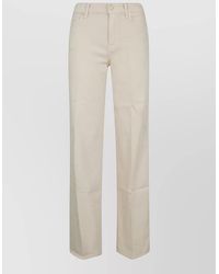 7 For All Mankind - Denim High-Rise Wide-Leg Jeans - Lyst