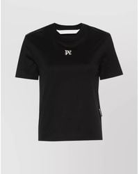 Palm Angels - Cotton Slim-Fit Short-Sleeve T-Shirt - Lyst