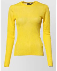 Dolce & Gabbana - Ribbed Long-Sleeve Sweater - Lyst