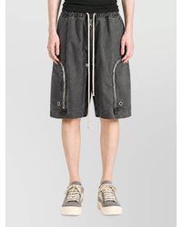 Rick Owens - Cotton Loose Fit Shorts - Lyst