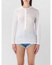 Isabel Marant - Marant Étoile Lucy Linen T-Shirt - Lyst