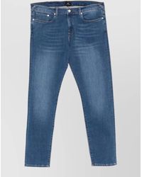 Paul Smith - Denim Cotton Jeans Contrast Stitching Design - Lyst