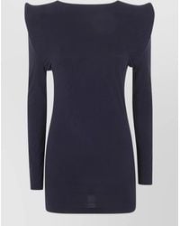 Junya Watanabe - Boat Neck Knit Top Cap Sleeves - Lyst