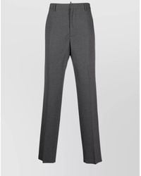 DSquared² - Wool Relaxed-Fit Straight-Leg Trousers - Lyst
