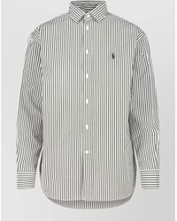 Polo Ralph Lauren - Striped Long Sleeve Shirt Relaxed Fit - Lyst