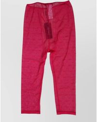 Dolce & Gabbana - Logo Lace Midi Trousers - Lyst