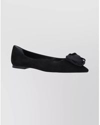 Roger Vivier - Leather I Love Vivier Ballerina Flats - Lyst