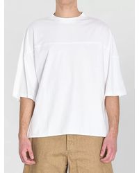 Jacquemus - Cotton Ribbed Crew-Neck Short-Sleeve T-Shirt - Lyst