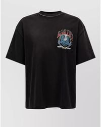 Amiri - Crystal-Embellished Logo-Print Cotton T-Shirt - Lyst