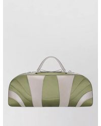 Dries Van Noten - Large Striped Paneled Travel Shoulder Bag - Lyst