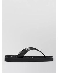 Gucci - Sandals Double G Low Cut Flat Sole - Lyst