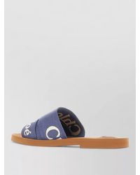 Chloé - Flat Sole Open Toe Summer Slippers - Lyst