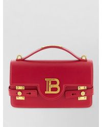 Balmain - B-Buzz 24 Leather Crossbody Bag - Lyst