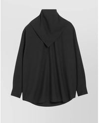 Ami Paris - Wool High Neck Long Sleeve Shirt - Lyst