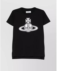 Vivienne Westwood - Cotton Logo Print Short Sleeve T-Shirt - Lyst