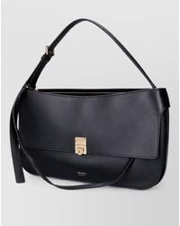 Ferragamo - Small Gancini Leather Clutch Bag - Lyst