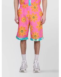 Barrow - Floral-Print Knee-Length Bermuda Shorts - Lyst