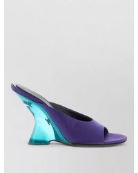 Dries Van Noten - Solid Satin Wedges - Lyst