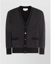 Thom Browne - Knitwear With Front Pockets And Ribbed Finish - Lyst