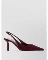 Prada - Suede Slingback Pumps Pointed Toe Stiletto - Lyst