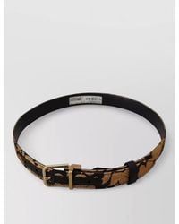 Dolce & Gabbana - Jacquard Leather Logo Buckle Fashion Belt - Lyst