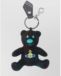 Vivienne Westwood - Wool Check Teddy Bear Keychain - Lyst