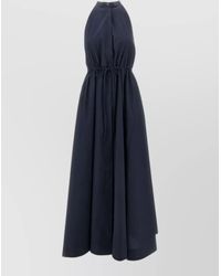 Emporio Armani - Cotton Midi Shirt Dress - Lyst