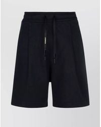 A PAPER KID - Elastic Waistband Bermuda Shorts With Side And Back Pockets - Lyst