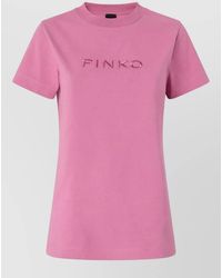 Pinko - Start Logo Patch T-Shirt - Lyst