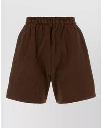 Entire studios - Cotton Bermuda Shorts Knee Length Back Pocket - Lyst