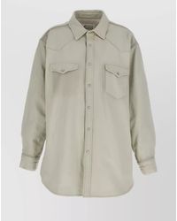 Maison Margiela - Padded Oversized Denim Shirt Jacket - Lyst