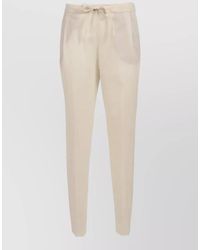 Fabiana Filippi - Trousers Elastic Waistband Side Pockets Design - Lyst