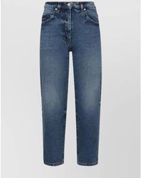 MSGM - Denim Straight-Leg Jeans - Lyst