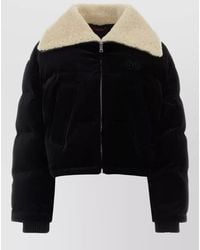 Gucci - Velvet Padded Jacket - Lyst