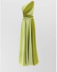 Giambattista Valli - Draped One Shoulder Floor-Length Dress - Lyst