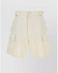 Prada - Denim Bermuda Shorts - Lyst