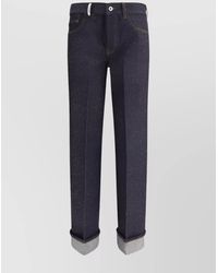Burberry - Denim Mid-Rise Straight-Leg Jeans - Lyst