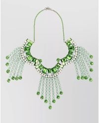 Dries Van Noten - Crystal-Embellished Maxi Necklace - Lyst