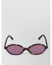 Miu Miu - Sunglasses Model 0Mu 04Zs Vau50D Oval - Lyst