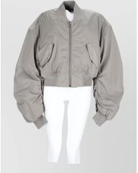 Rick Owens - Cropped Oversized Coat - Lyst